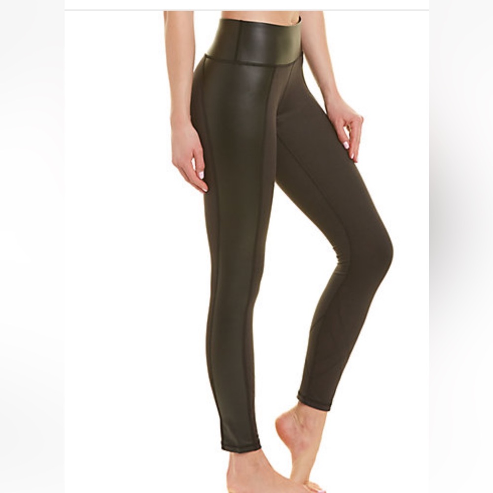 CHIC SPLENDID BLACK FAUX LEATHER LEGGING XS NWT!